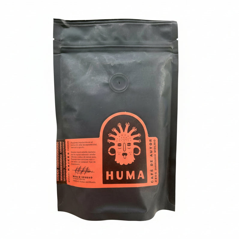 Huma Raices Ground Specialty Coffee, Front