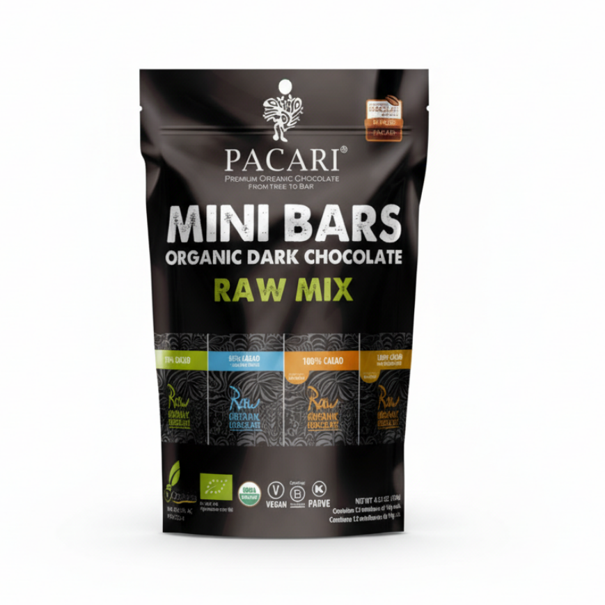 Pacari 12 Raw Chocolate Mini Bars Mix Southern Sun Life Pacari 12 Raw Chocolate Mini Bars Mix Southern Sun Life